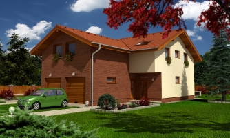 Two-generation house project.